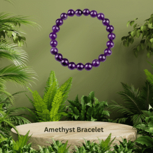 Purohitmoshay Certified Natural Amethyst (Jamuniya) Bracelet