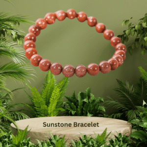 Purohitmoshay Certified Natural Sunstone (Suryakant Mani) Bracelet